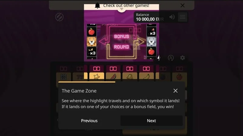 Lion Zama Fruits Bonus Spins – samling av Scatter-symboler og utløsning av spesialmodus